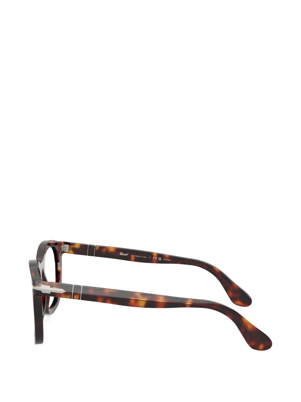 Persol Zonnebril met vierkant montuur Bruin