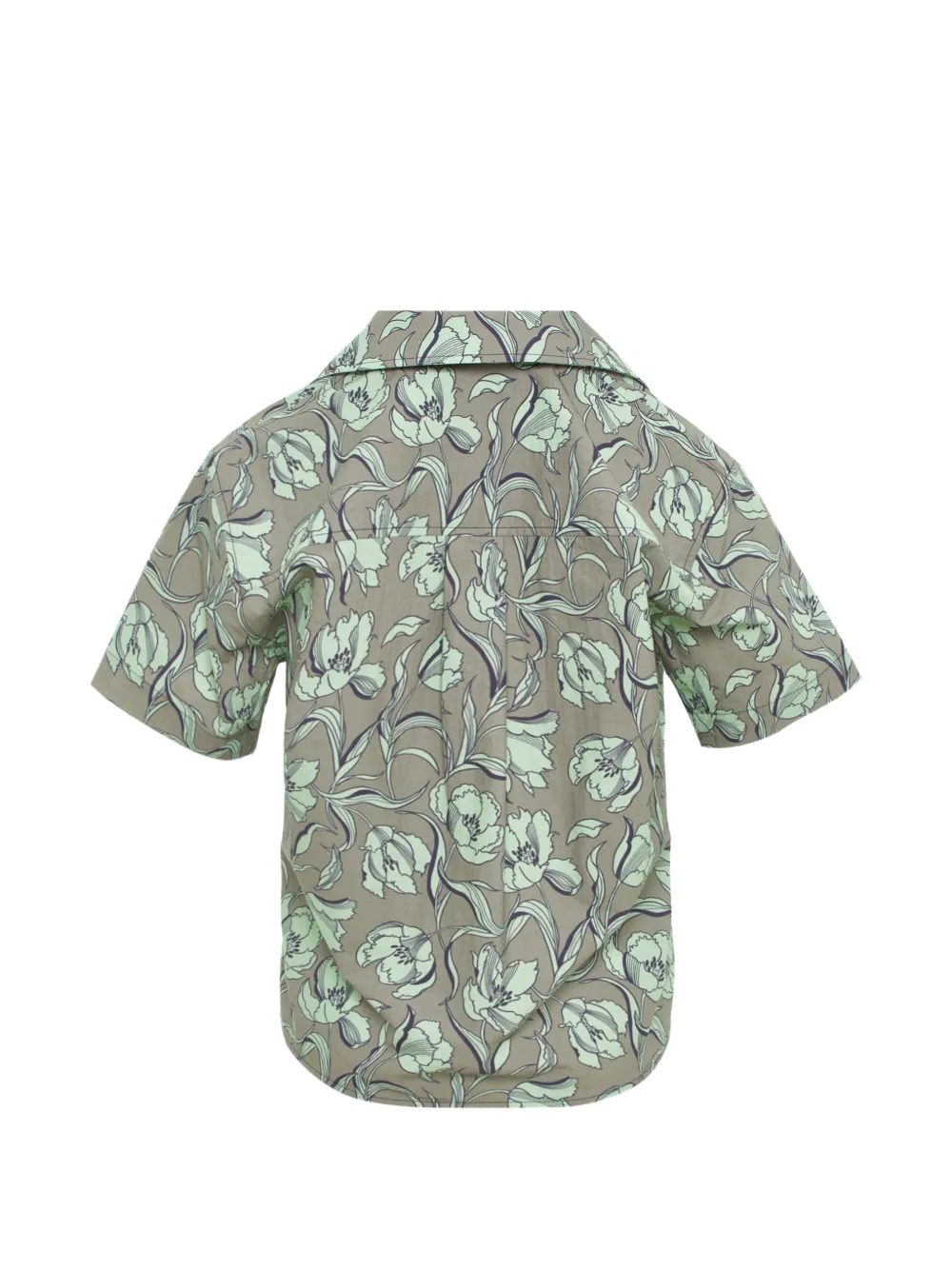 3.1 Phillip Lim Overhemd met bloemenprint Bruin