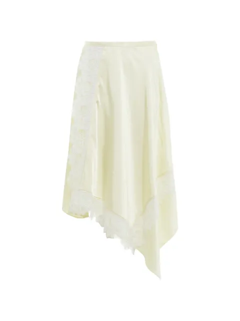 3.1 Phillip Lim falda midi con ribete de encaje