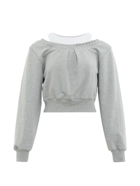 3.1 Phillip Lim layered ring-embellished sweatshirt
