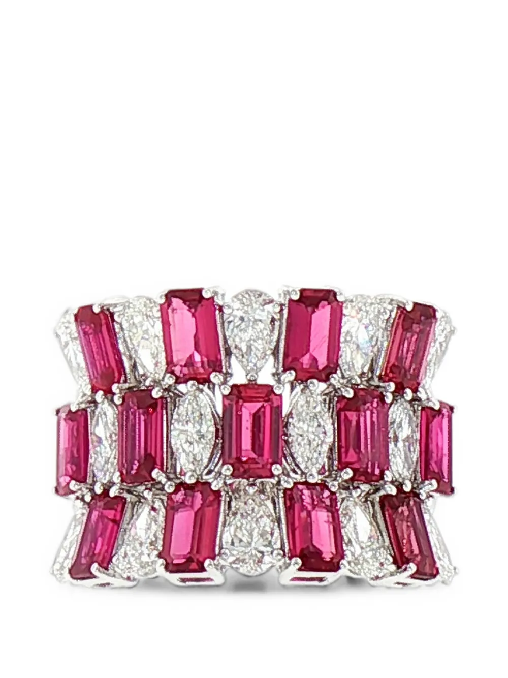 HYT Jewelry ruby and diamond ring - Argento