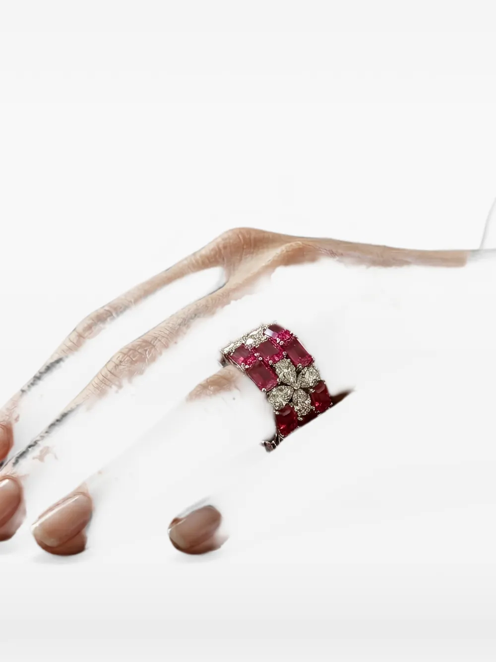 HYT Jewelry ruby and diamond ring - Argento
