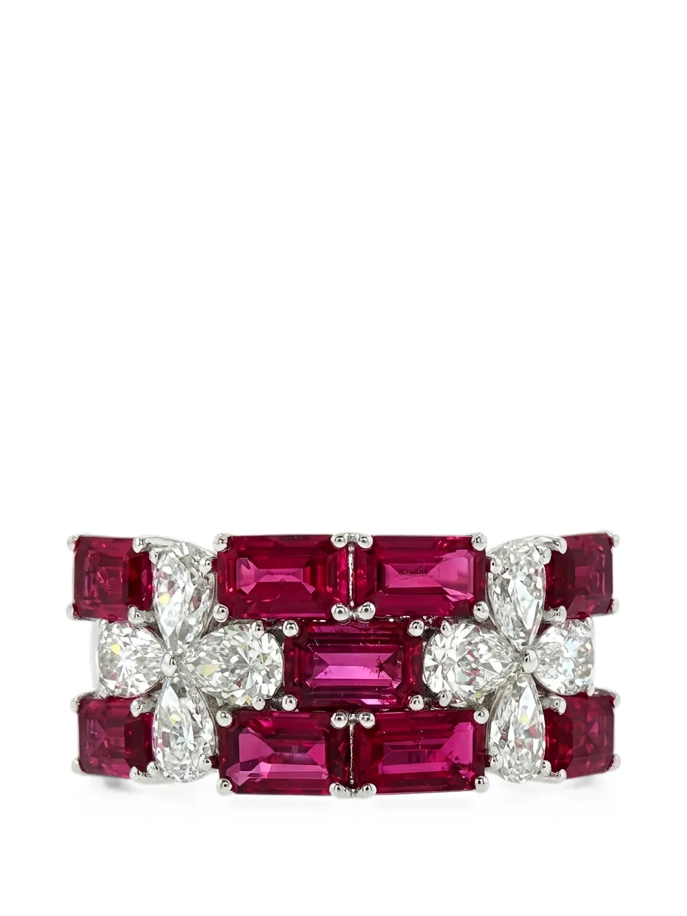 HYT Jewelry ruby and diamond ring - Argento