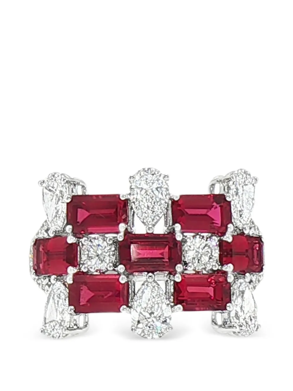 HYT Jewelry ruby and diamond ring - Argento