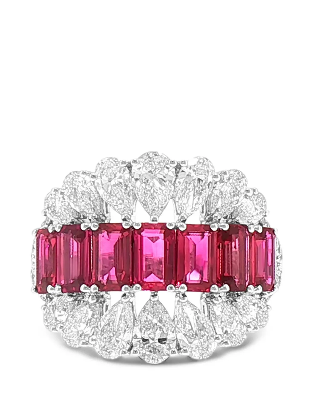 HYT Jewelry ruby and diamond ring - Silber