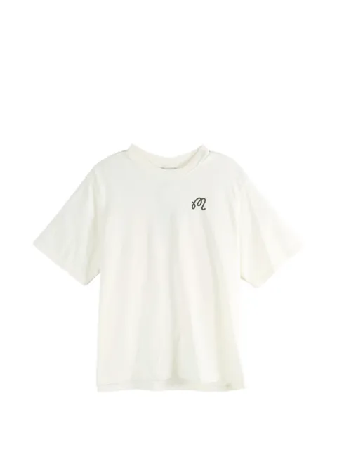 Malbon Golf Bermuda Cigar graphic-print logo-embroidered T-shirt