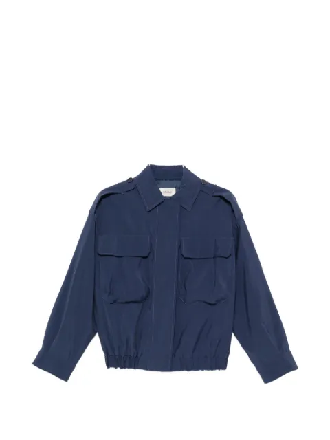 VICOLO elasticated-hem jacket