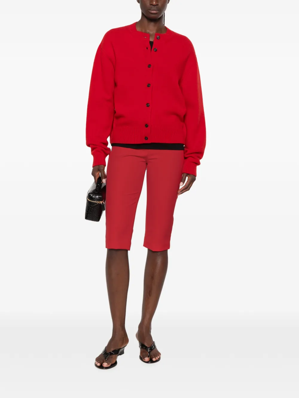 VICOLO Broek met ritssluiting Rood