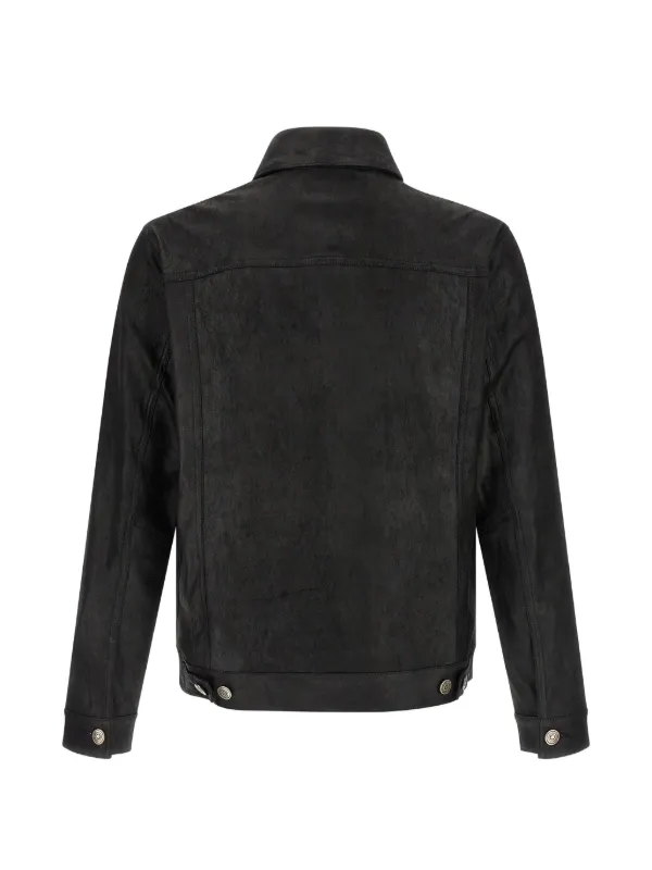 Giorgio Brato ブラックレザーライダースジャケット Giorgio Brato レザージャケット | ブラック | FARFETCH JP