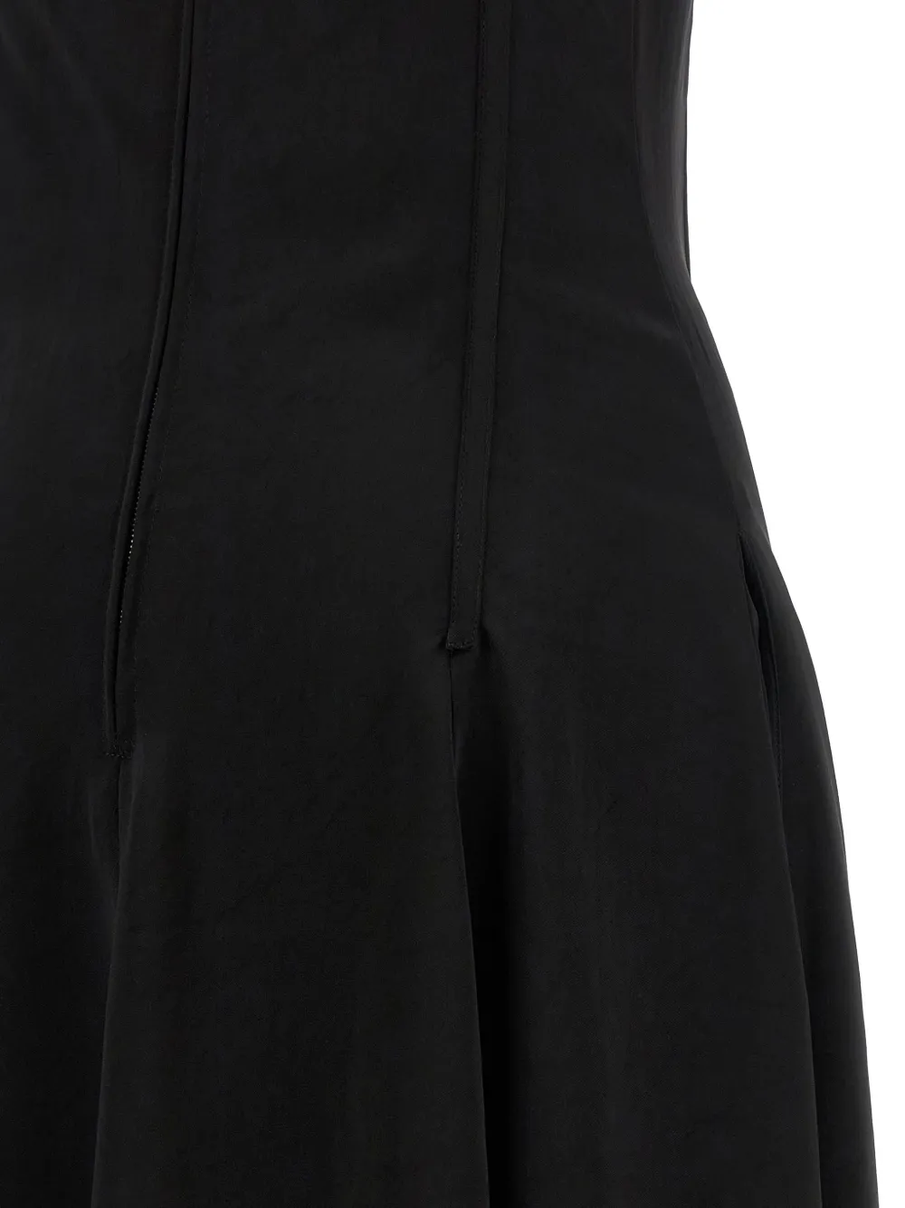 Alexander McQueen Gancini jurk met kanten vlakken Zwart