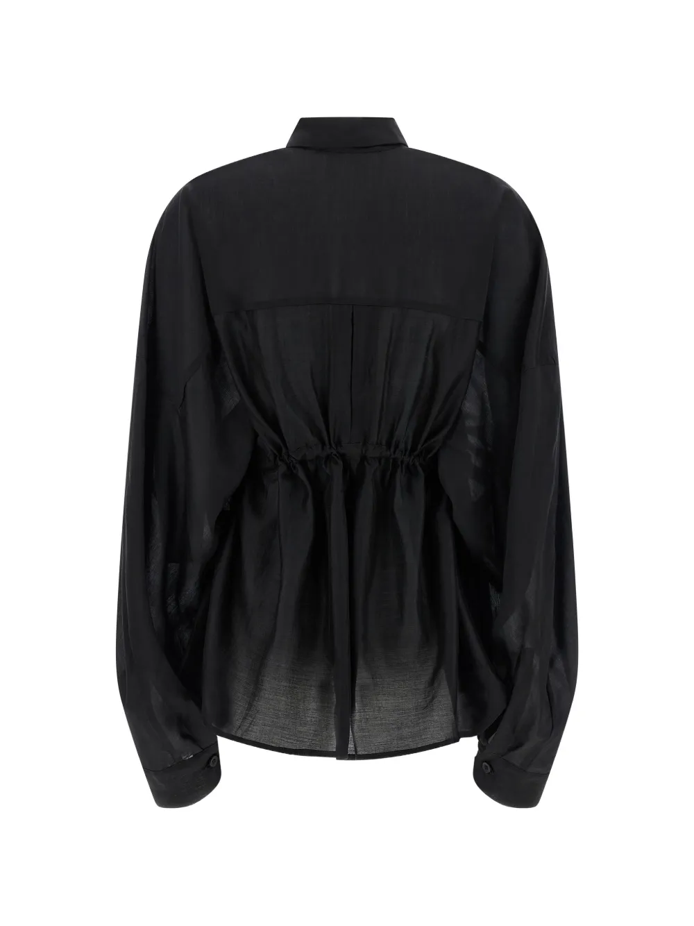  Thelatest Camicia A Maniche Lunghe - Nero 