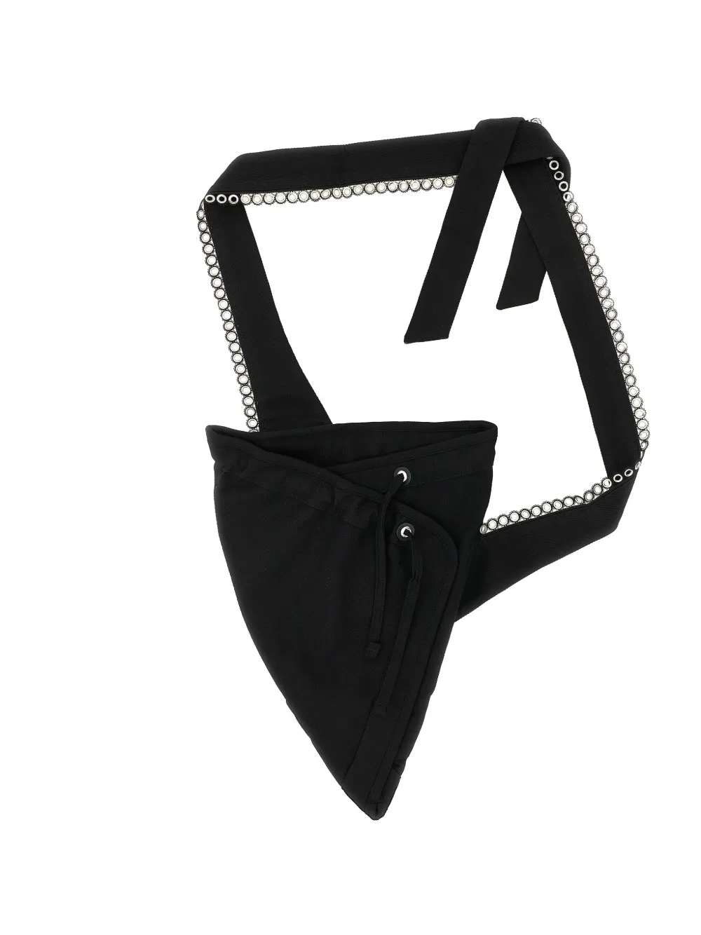 Kiko Kostadinov Kest drawstring crossbody bag - Nero