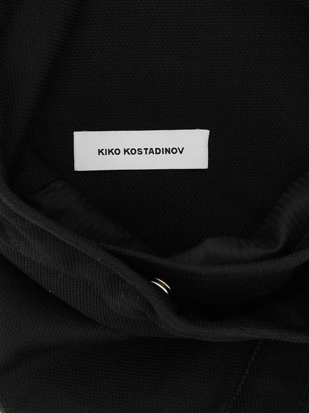 Kiko Kostadinov Kest crossbodytas met trekkoord Zwart