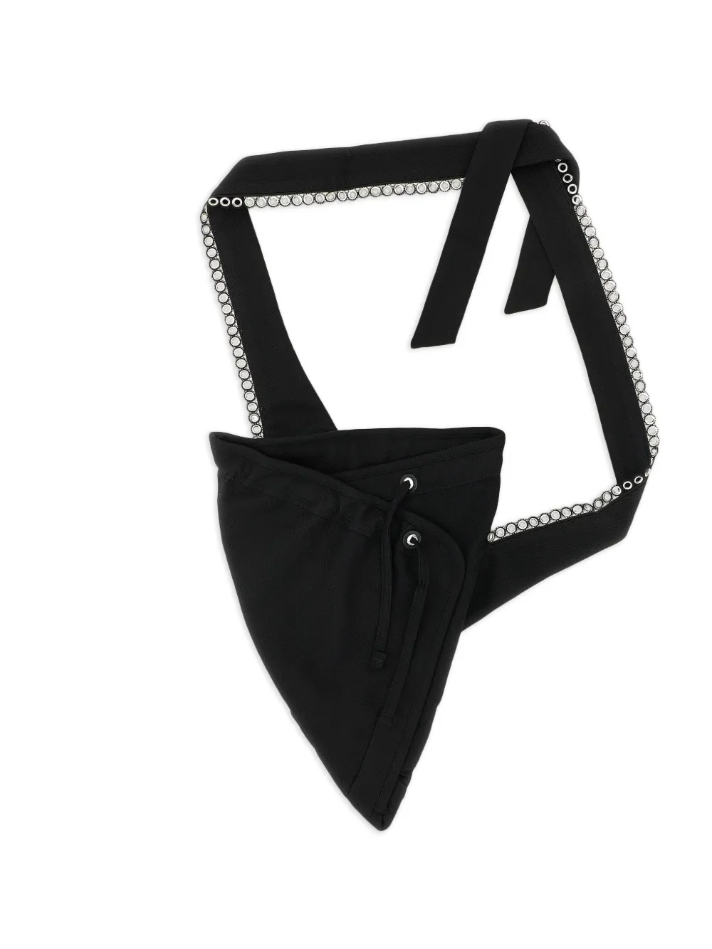 Kiko Kostadinov Kest drawstring crossbody bag - Nero