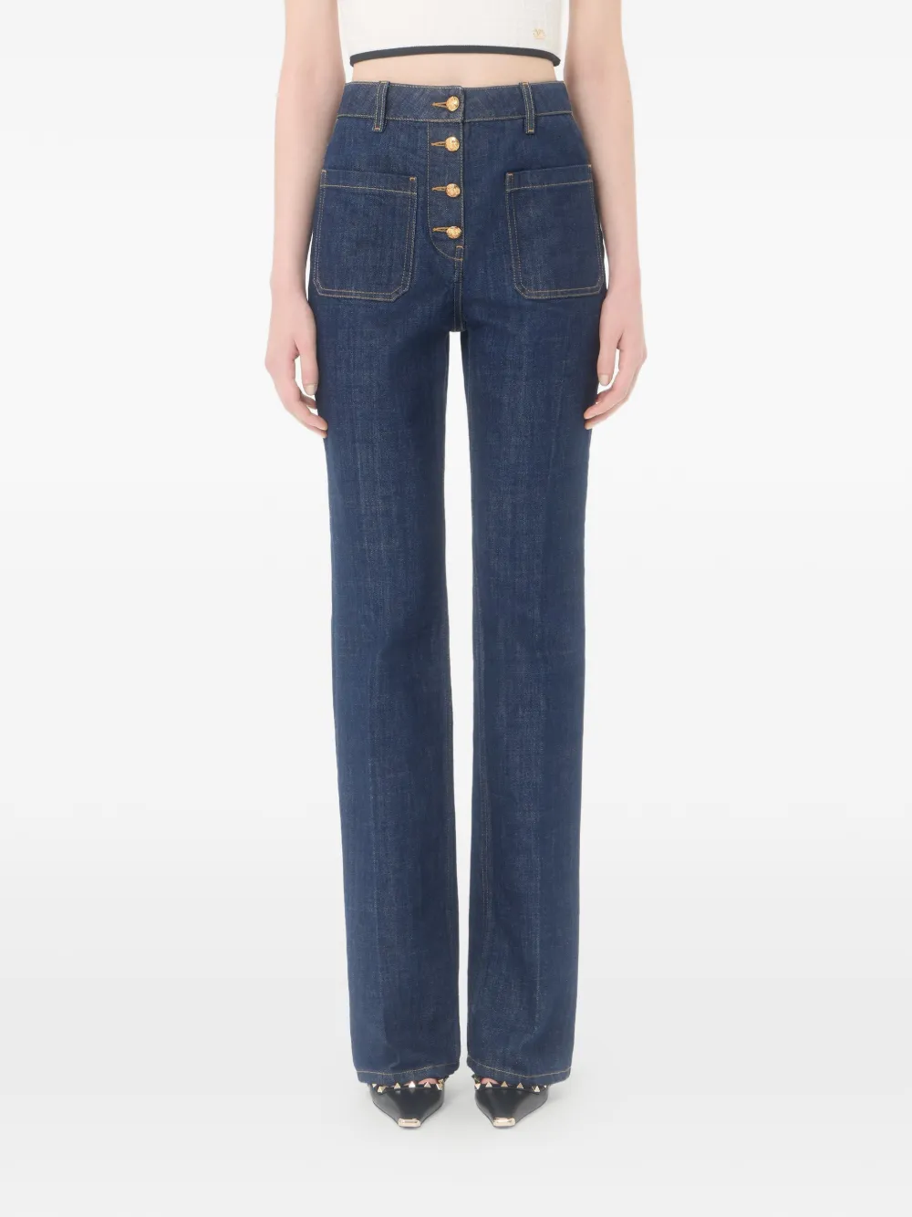 Valentino Garavani denim trousers - Blau