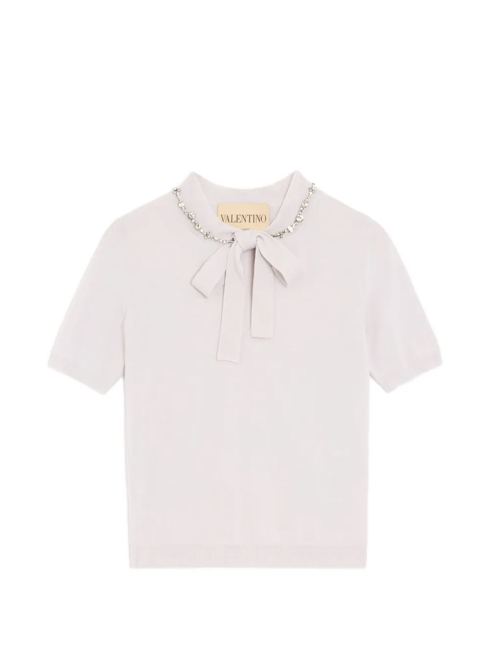 Valentino Garavani embroidered wool jumper - Violett