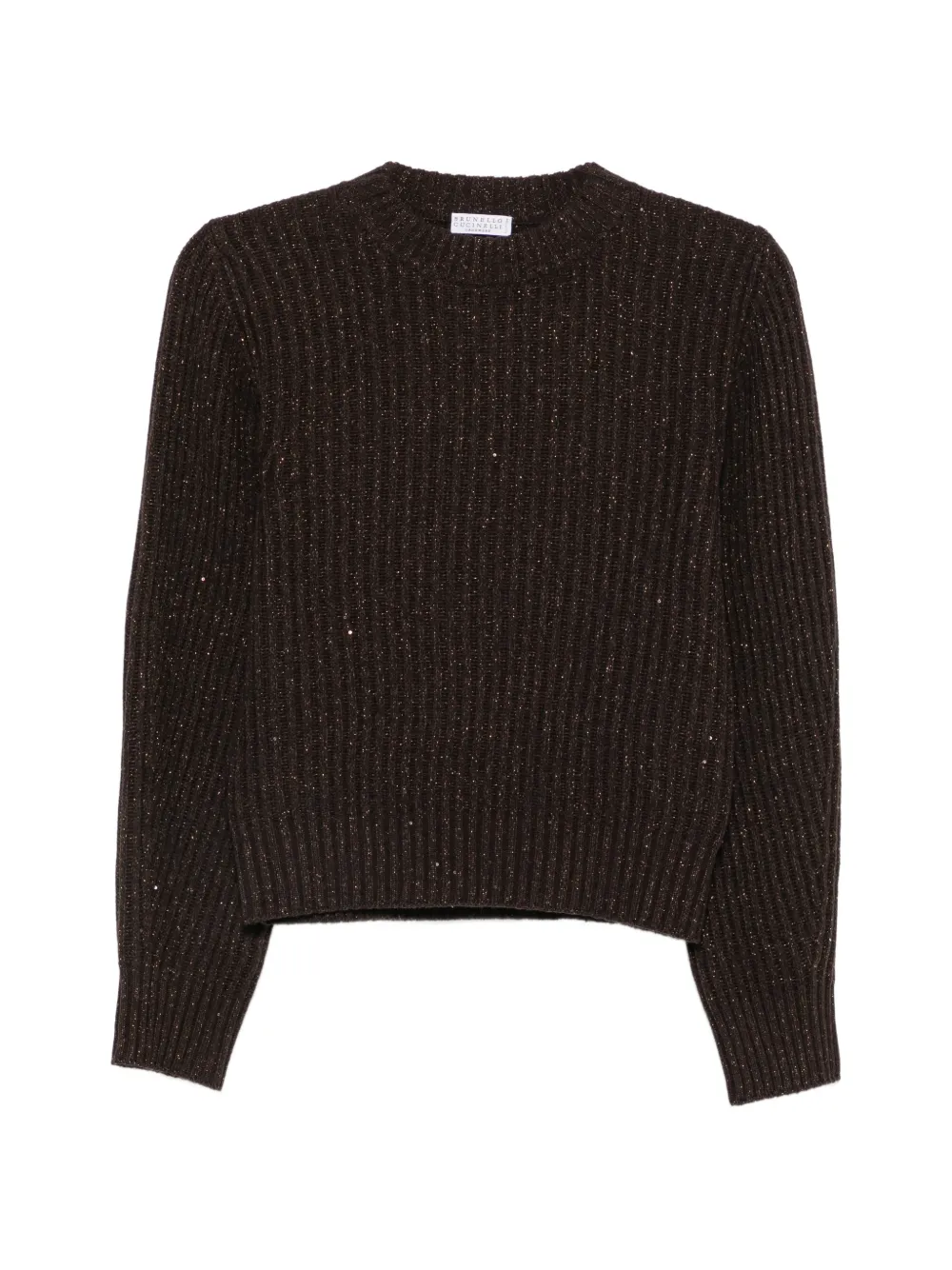 Brunello Cucinelli sequin-embellishment sweater - Braun