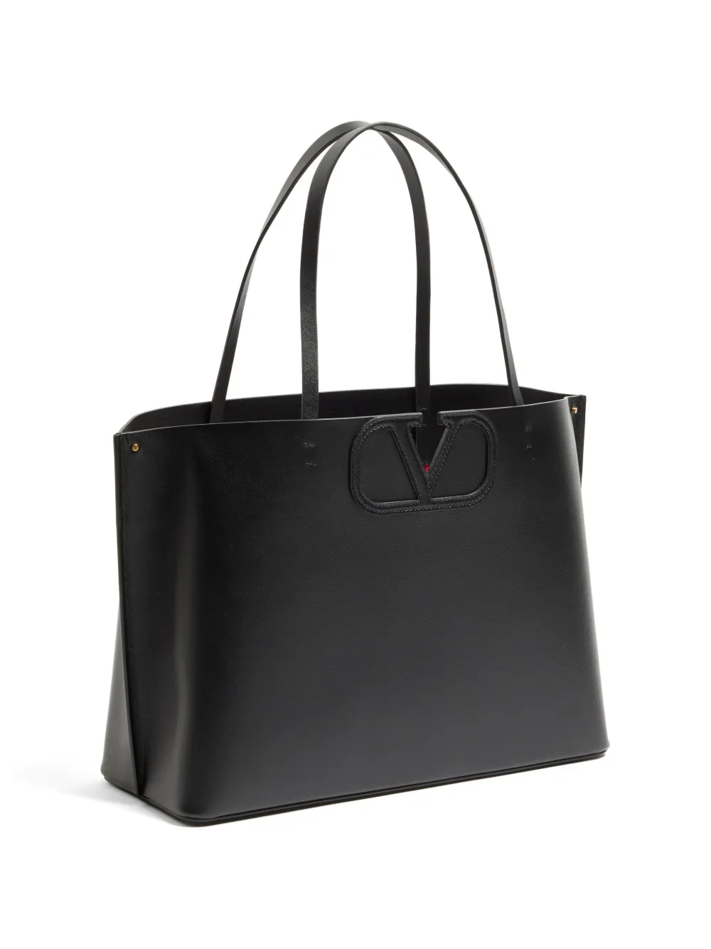 Valentino Garavani Fill Me kalfsleren shopper Zwart