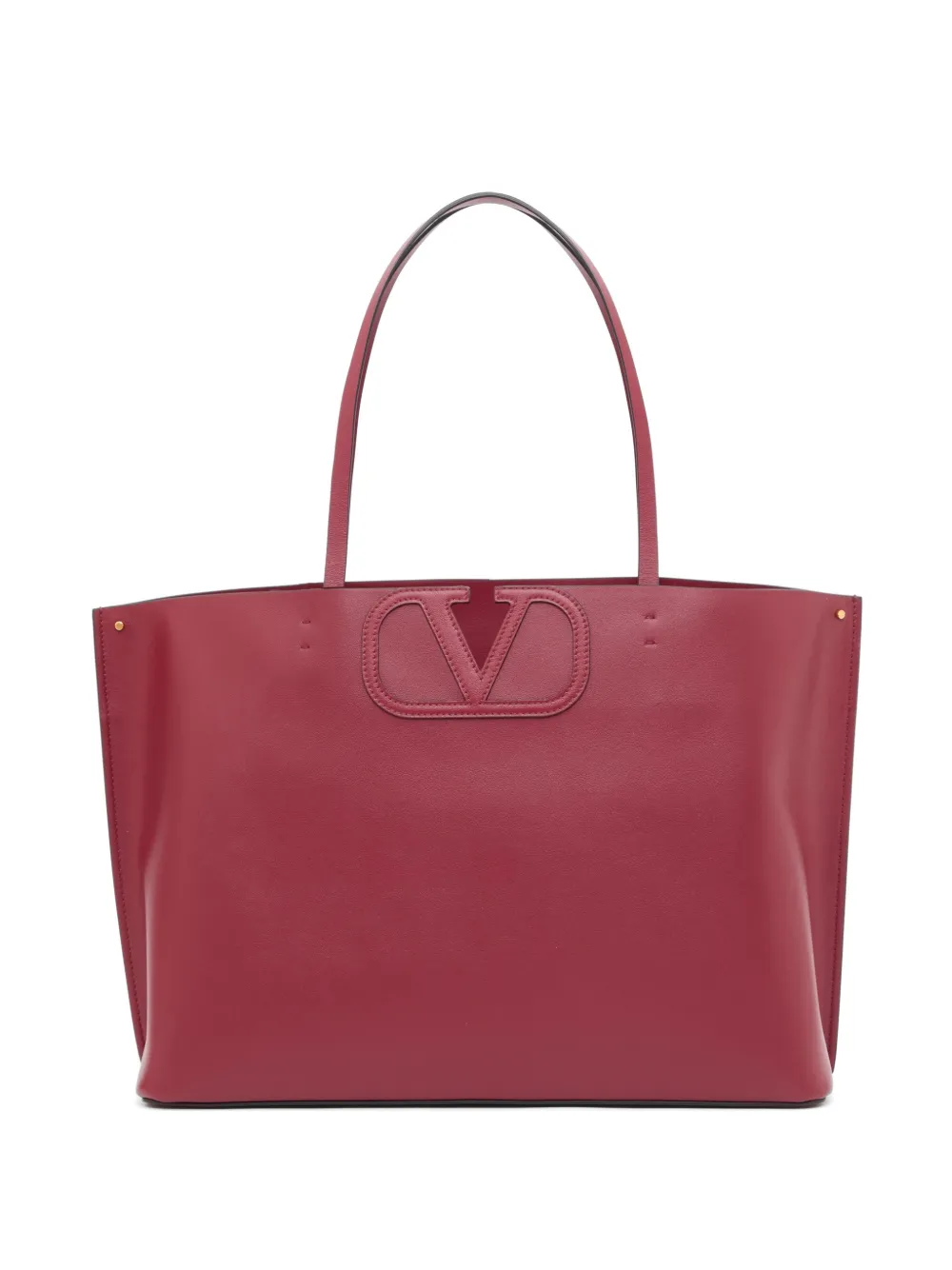 Valentino Garavani Borsa shopper Fill Me in pelle di vitello - Rosso