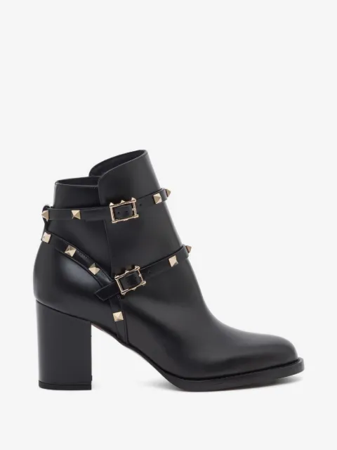 Valentino Garavani Rockstud ankle boot in calfskin 70mm