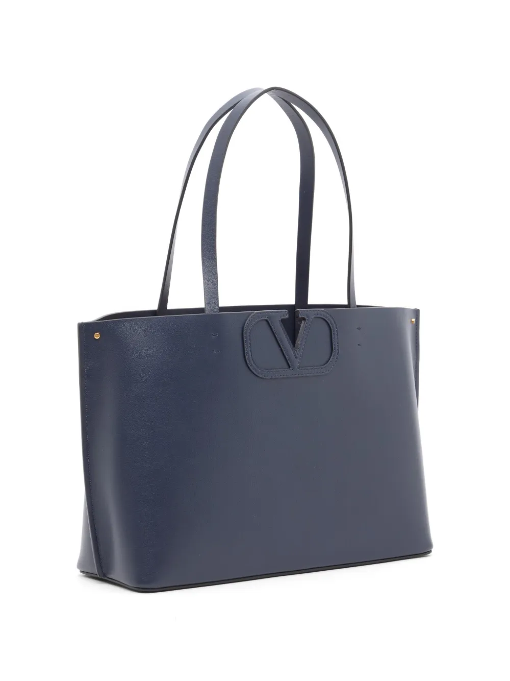 Valentino Garavani Fill Me kleine kalfsleren shopper Blauw