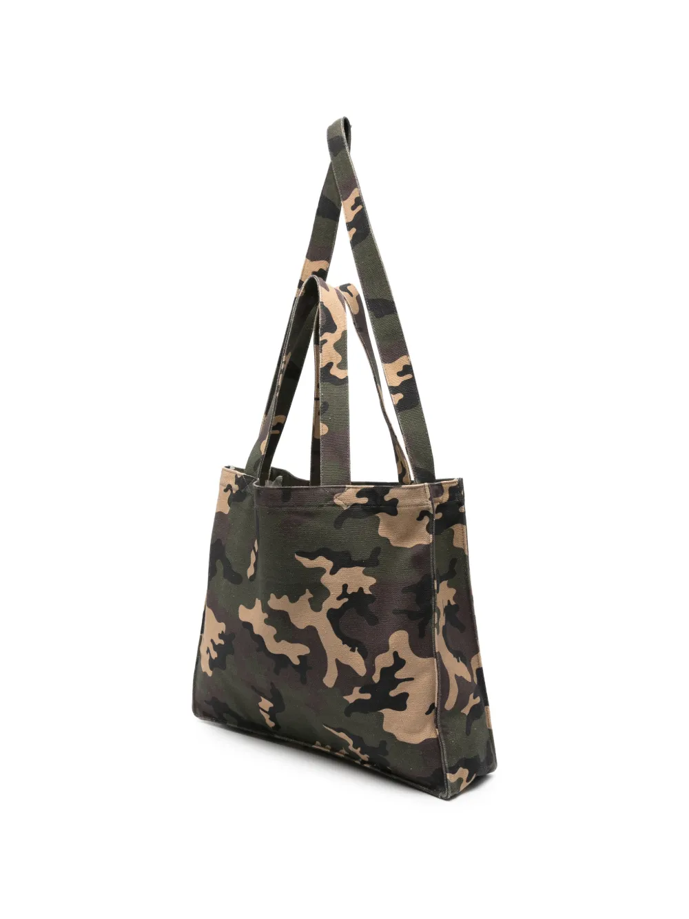 MC2 Saint Barth Essential shopper met camouflageprint Groen