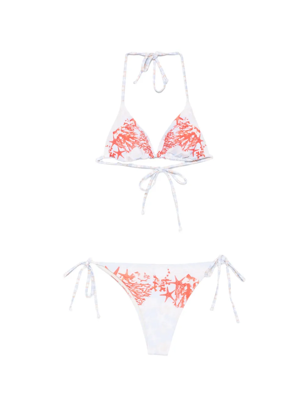 Mazzei graphic-print bikini - Blu