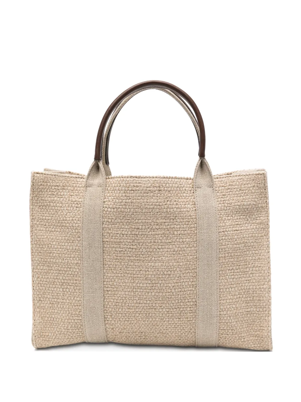 The Row Georgia woven tote bag - Toni neutri