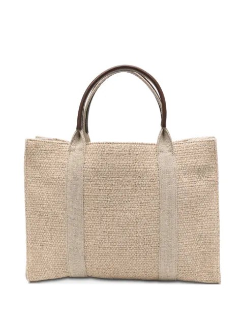 The Row Georgia woven tote bag