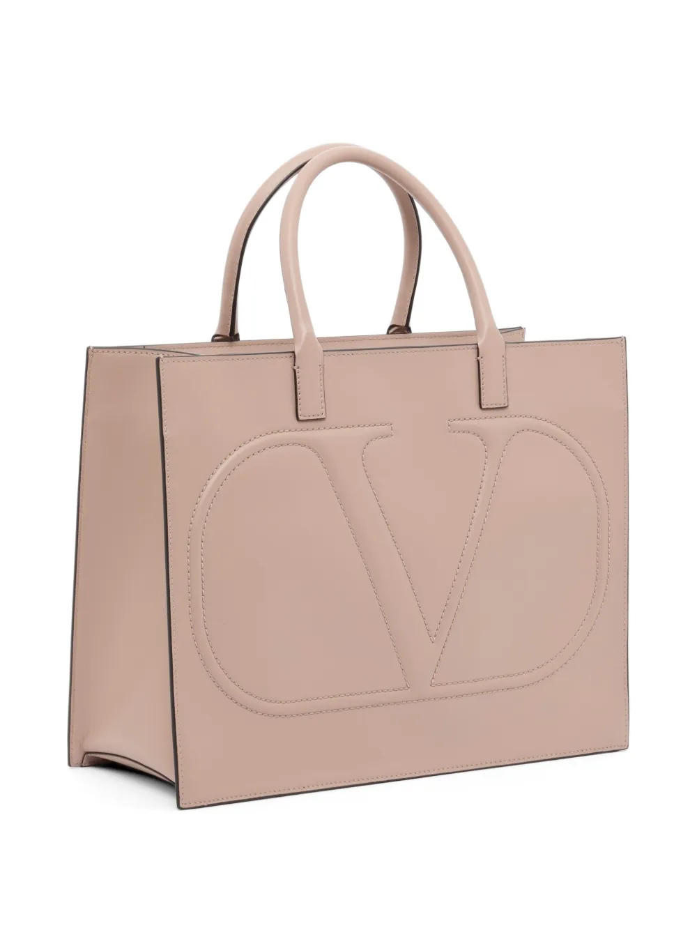 Valentino Garavani VLogo Walk kalfsleren shopper Roze