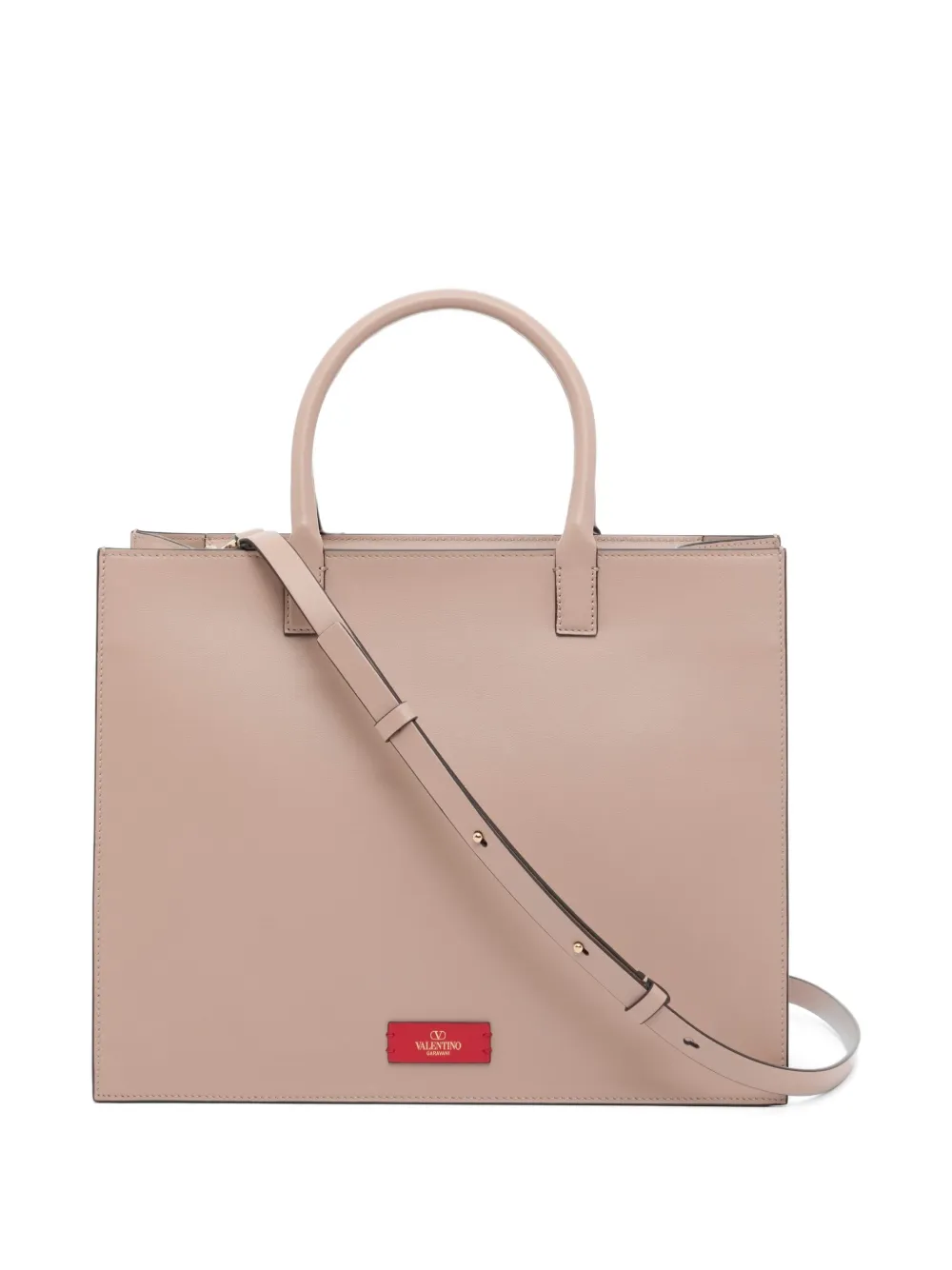 Valentino Garavani VLogo Walk kalfsleren shopper Roze