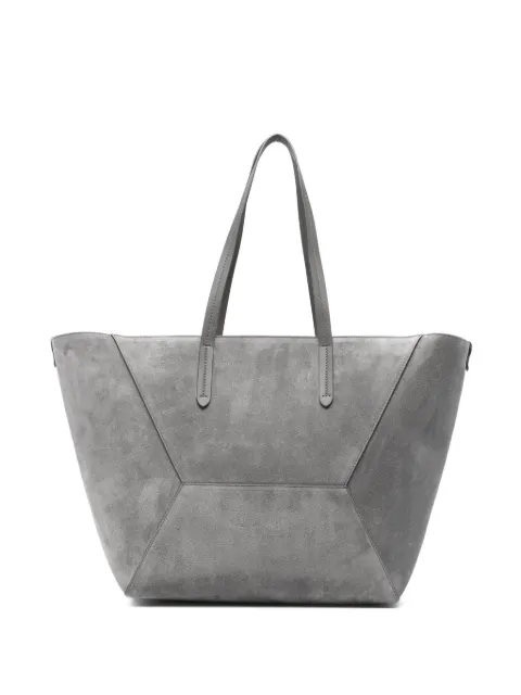 Brunello Cucinelli panelled suede tote bag