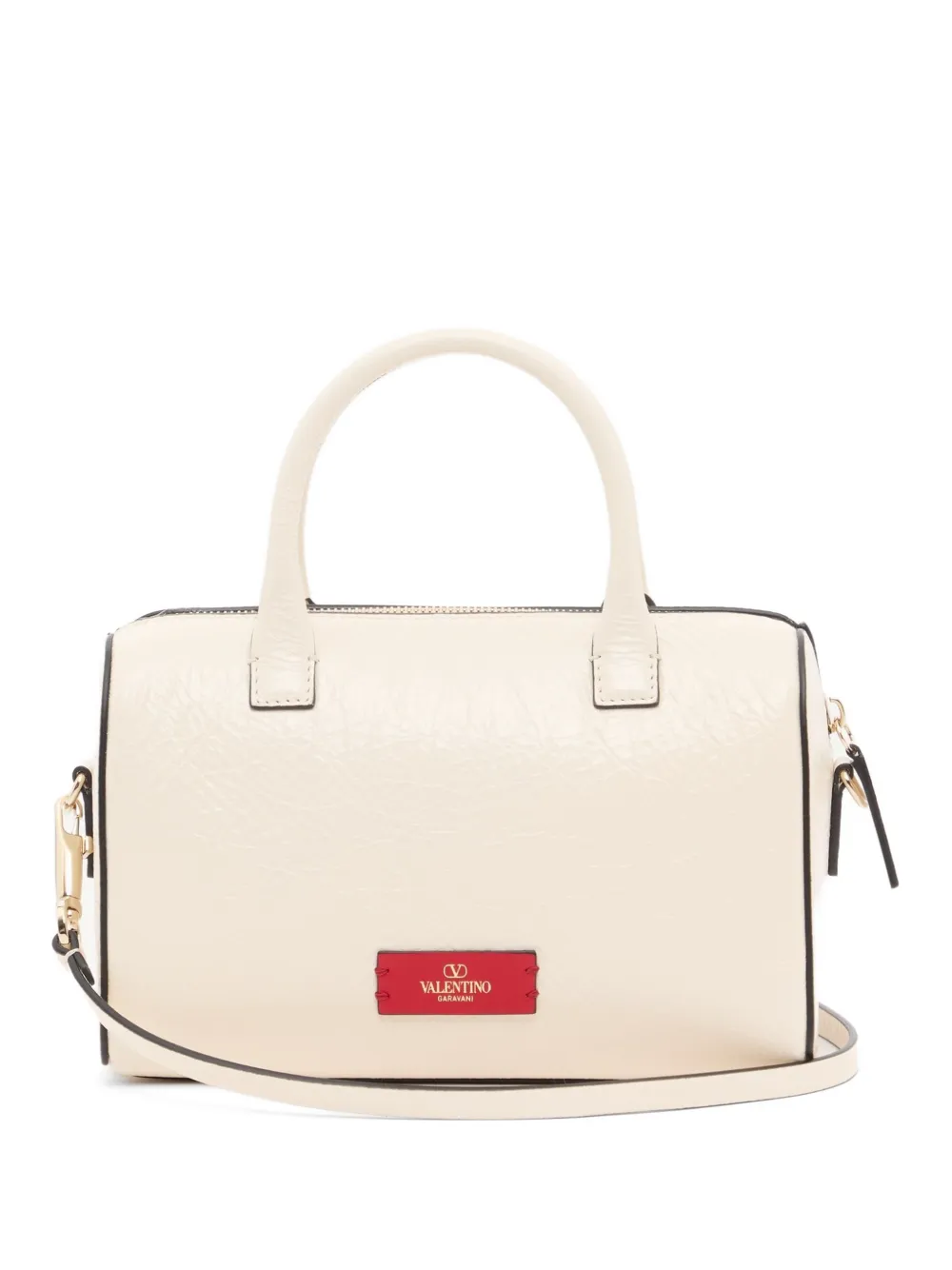 Valentino Garavani Borsa a mano VLogo Walk in nappa - Bianco