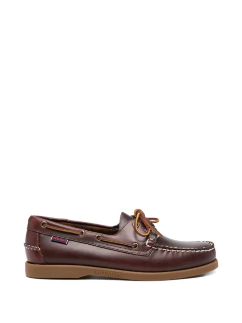 Sebago leather boat shoes