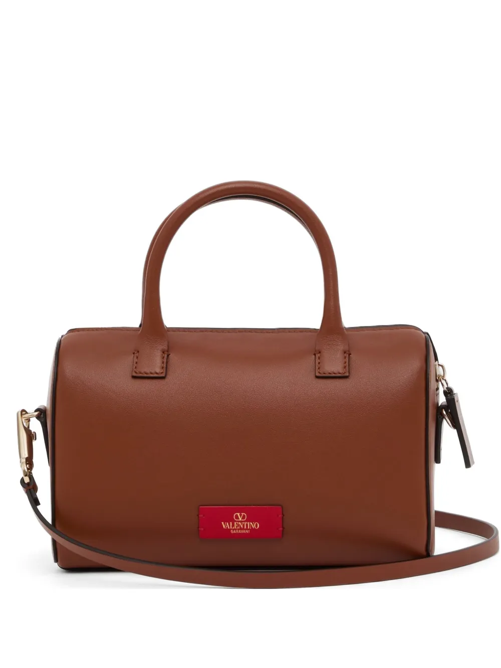 Valentino Garavani Vロゴ ウォーク カーフスキン ハンドバッグ