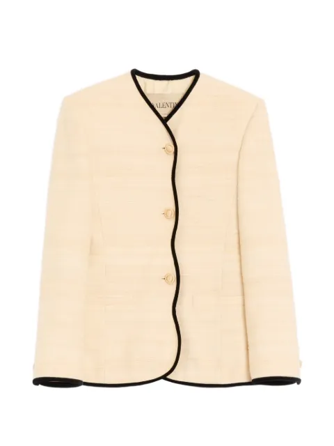 Valentino Garavani jacket in silk linen canvas