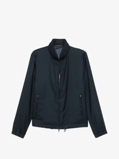 Giorgio Armani chamarra con cuello de tortuga y cierre