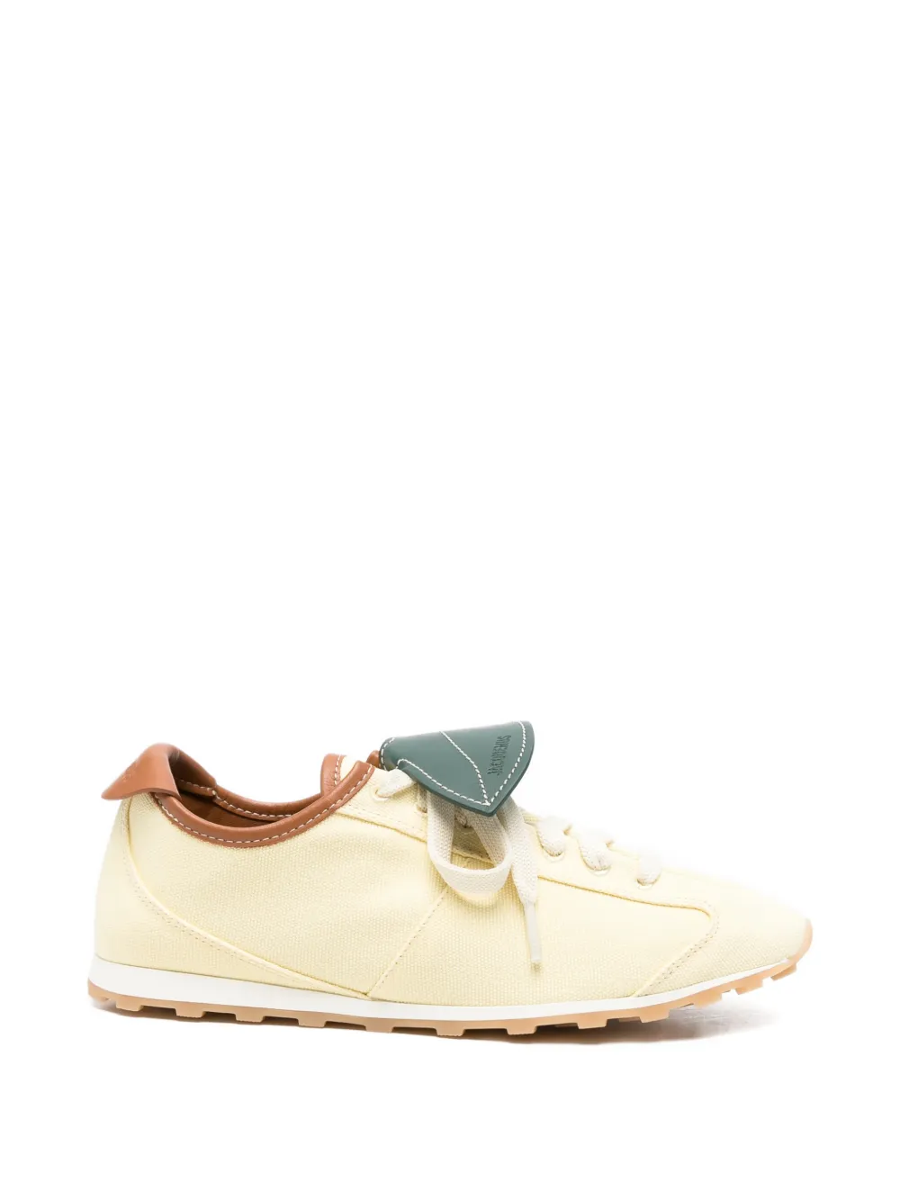 Jacquemus Resort leaf-patch sneakers Beige