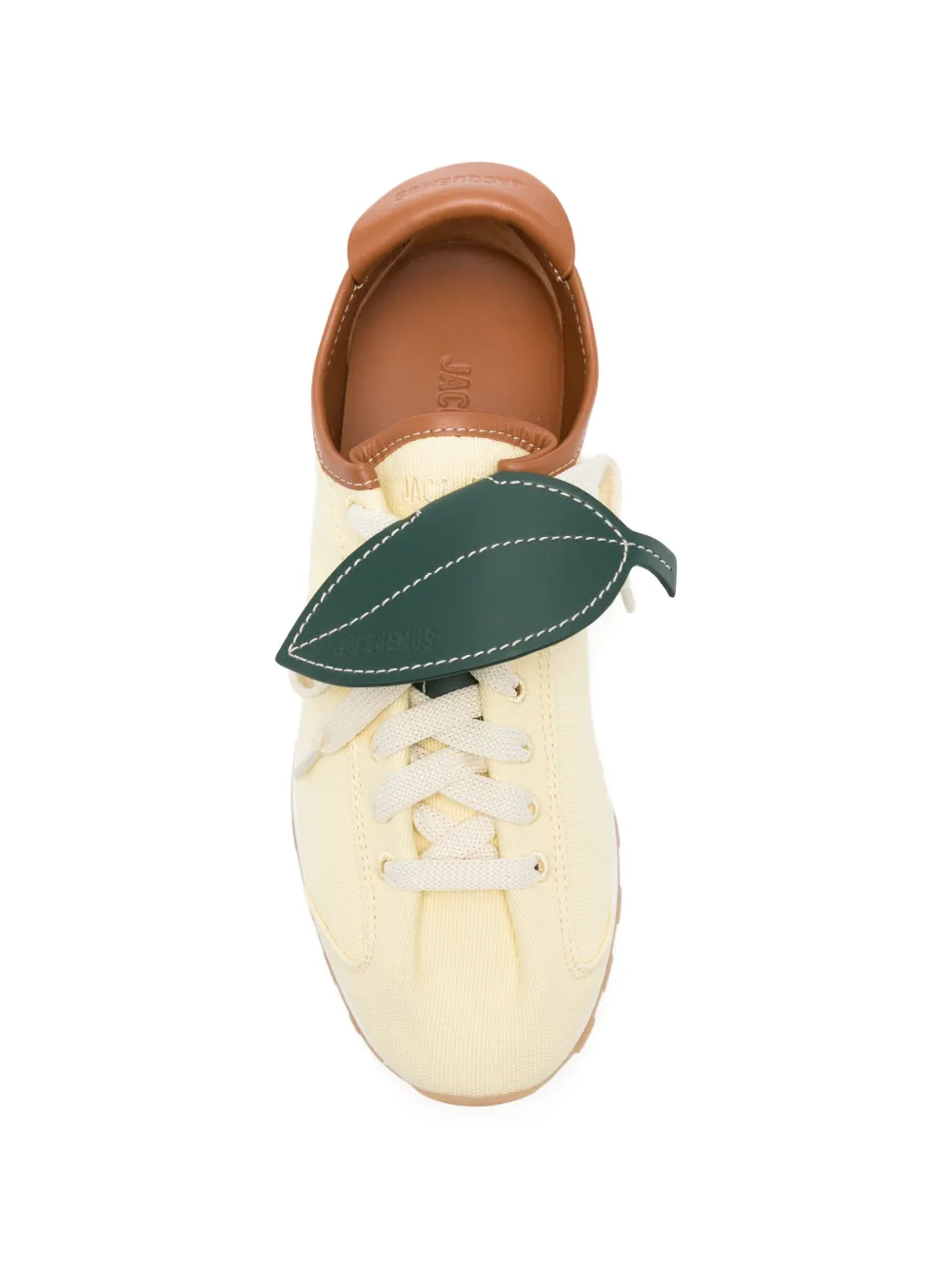 Jacquemus Resort leaf-patch sneakers Beige