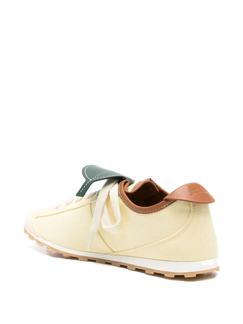 Jacquemus Resort leaf-patch sneakers Beige