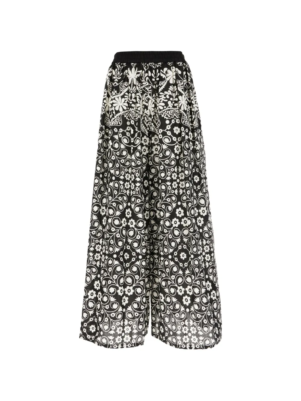 Weekend Max Mara floral-print palazzo pants - Schwarz