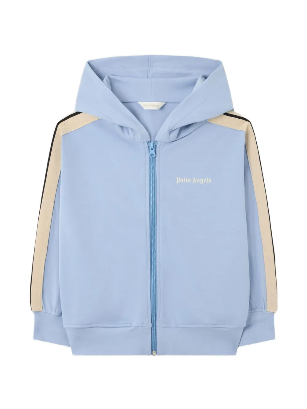 Palm Angels Kids side-stripe hoodie - Blu