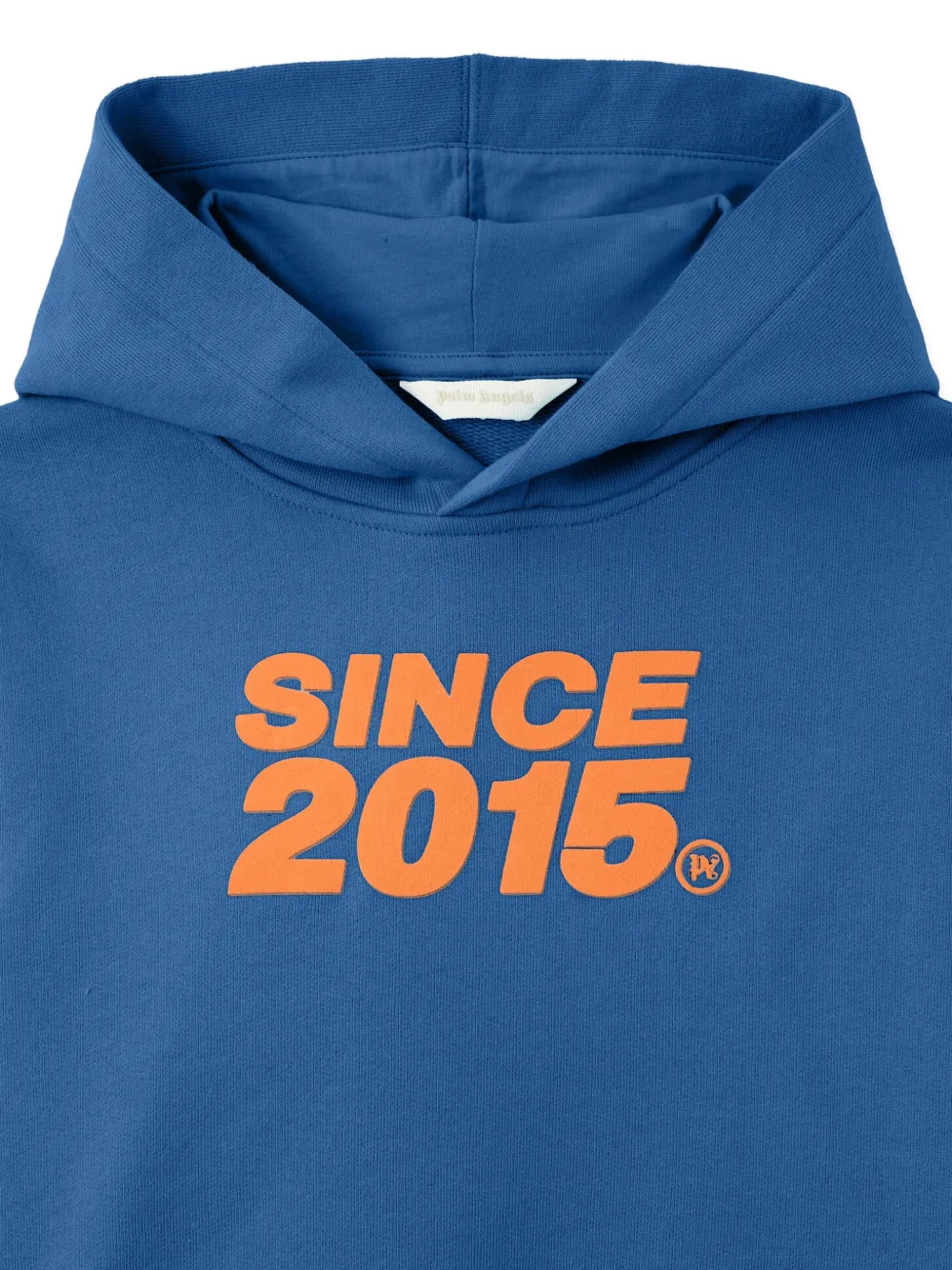 Palm Angels Kids Spray Bear hoodie Blauw