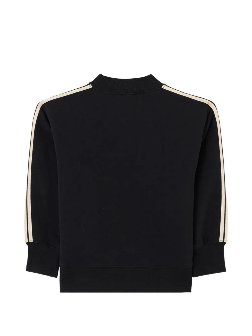 Palm Angels Kids Sweater met logo-print en zijstreep Zwart