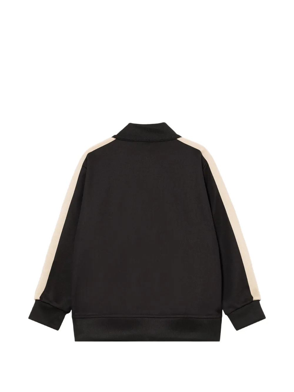 Palm Angels Kids logo-print side-stripe track jacket Zwart