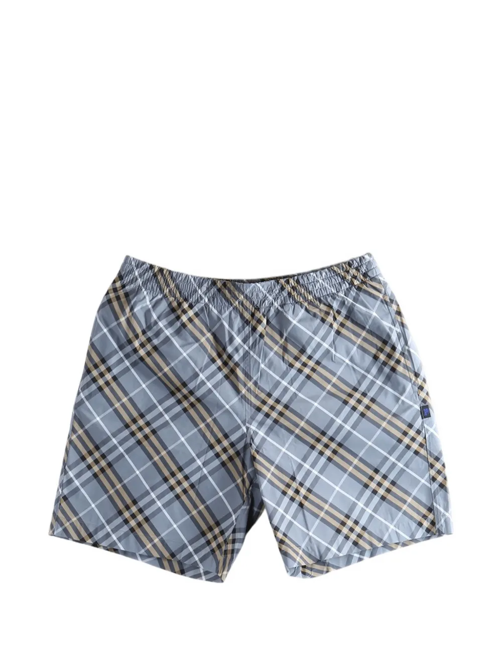 Burberry Check zwembroek Blauw