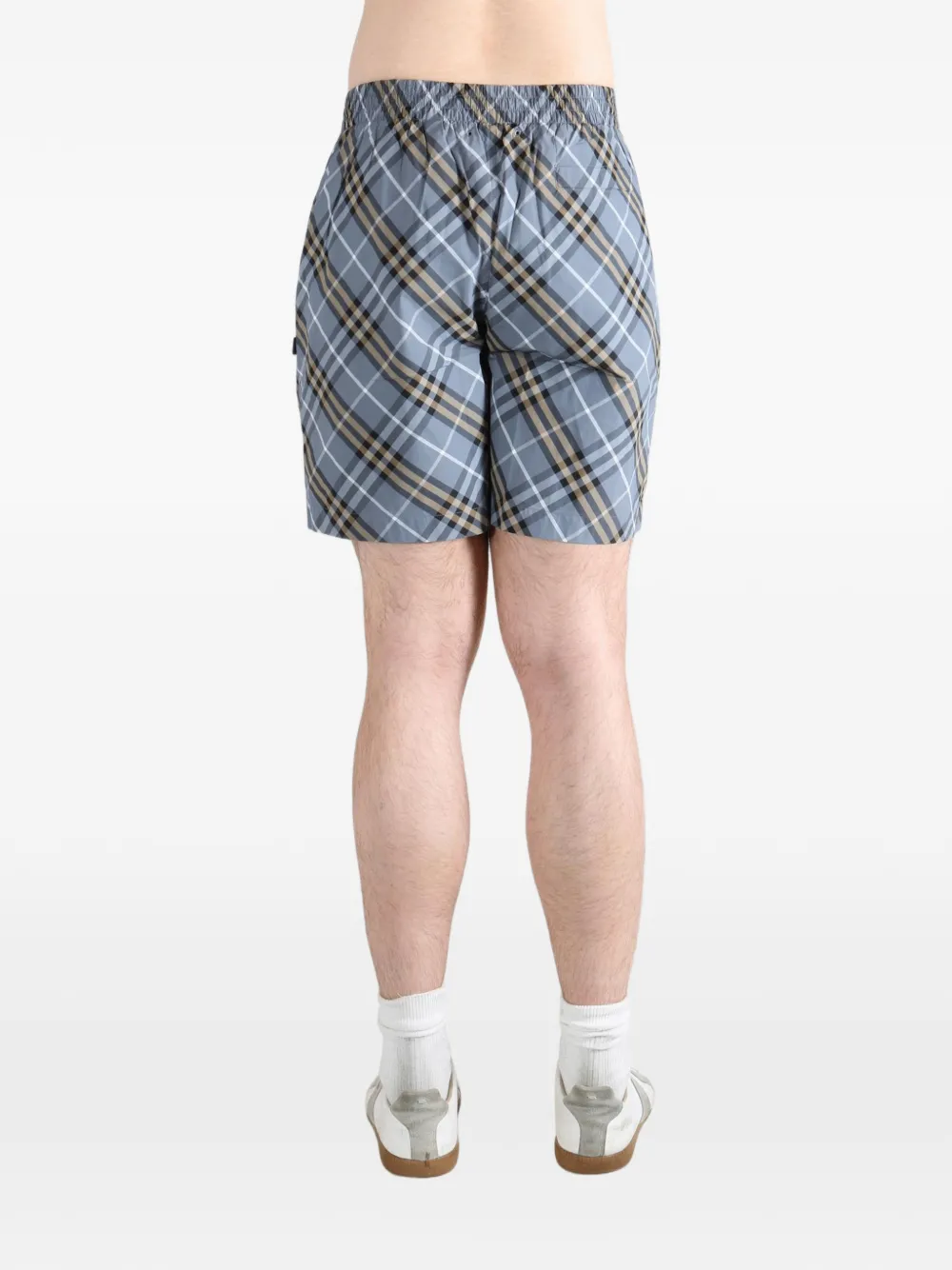 Burberry Check zwembroek Blauw