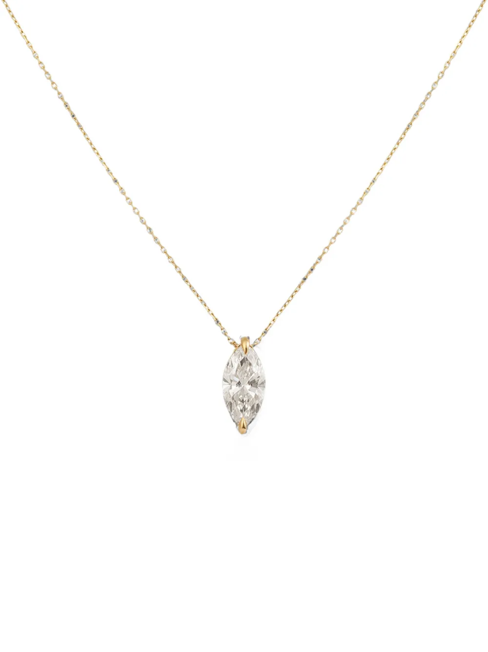 Persée Persee Diamond Necklace In Yellow