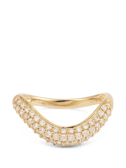Persée Wave diamond ring