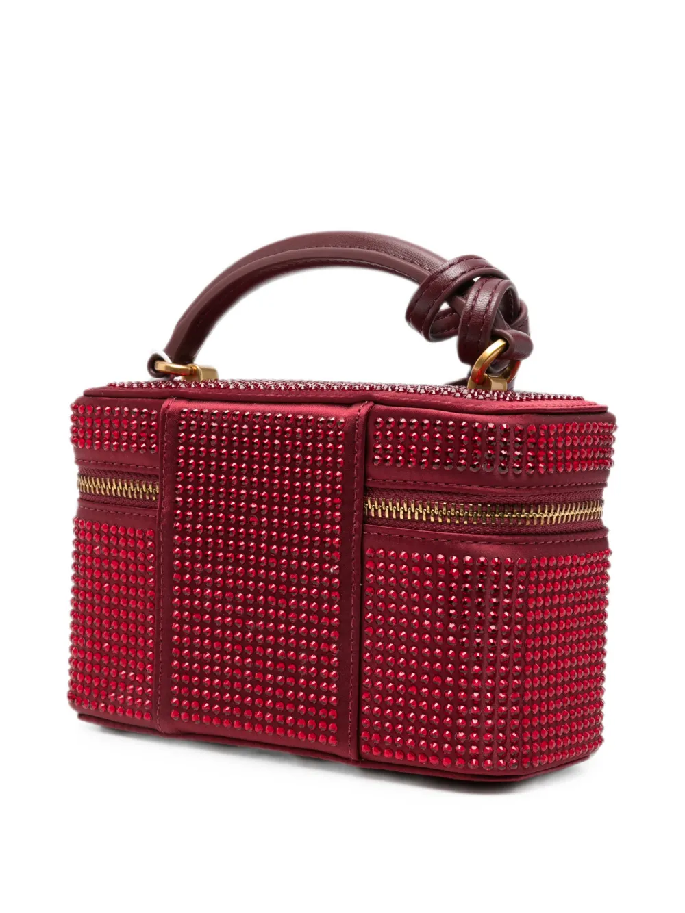 JW Pei Cleo clutch verfraaid met kristallen Rood
